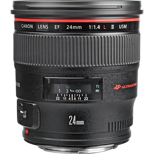 Location Matériel Photo Objectif Canon EF 24mm f/1.4L II USM Grand-angle