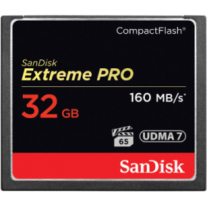 Location Matériel Photo Carte mémoire SanDisk CompactFlash Extreme Pro 32GB
