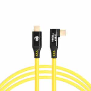 Câble USB-C vers USB-C 10m Cobra Tether 90° 10G location Paris accessoires